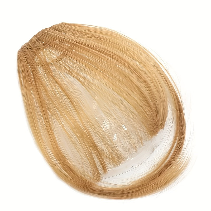 Women'S Straight Hair Bangs Clip-In Extensions, Basics Style, with Sideburns, for Easy to Wear and Natural Look