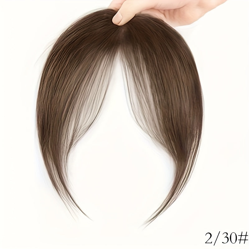 Women'S Bangs Wig - 8-Inch, Black Brown, Straight Hair with Volume, Perfect for Everyday Wear, Stylish Hair Accessory | Soft Hair Texture | High-Temperature Fiber