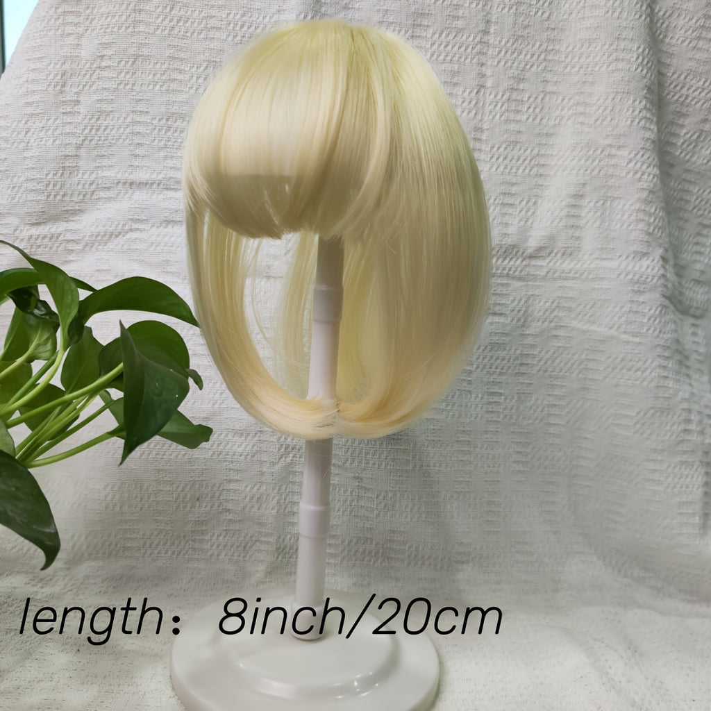 3D Clip-In Bangs Hair Extensions for Women - Straight Hair Topper for Thinning Hair & Hair Loss - Natural Look, Easy Application, Versatile Styling Options, Secure Clips for Asian Women, Natural Appearance