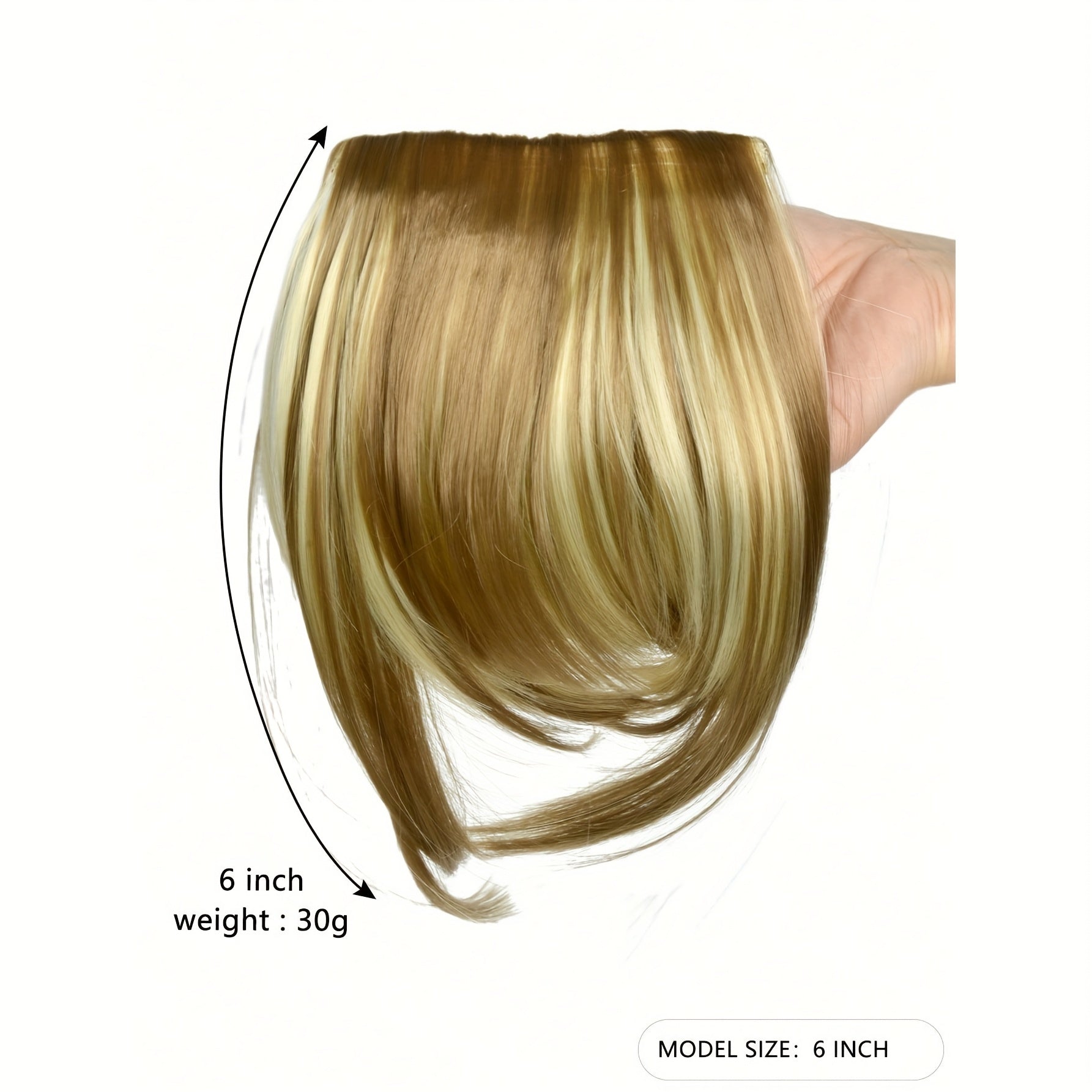 25.4 cm Clip-On Bangs Wig for Women - Natural Black Kinky Curly Hair Extensions with Adjustable Hair Clips, Easy-to-Apply Daily Use Hairpiece for Everyday & Special Occasions, Versatile Hairpiece, Sleek Hairpiece, Secure Fit Hairpiece