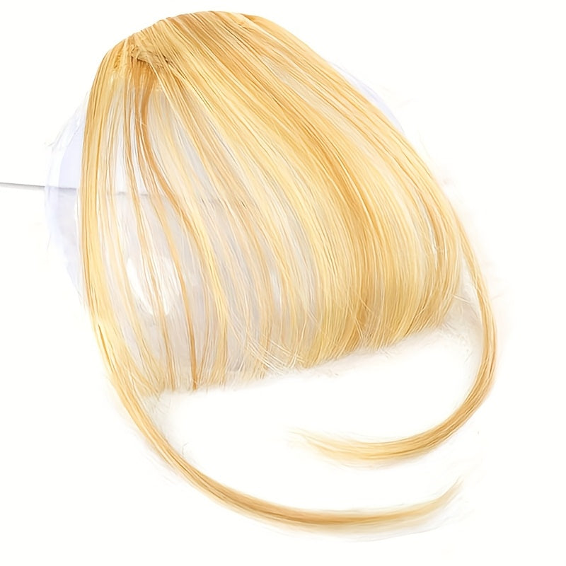 Women'S Straight Hair Bangs Clip-In Extensions, Basics Style, with Sideburns, for Easy to Wear and Natural Look