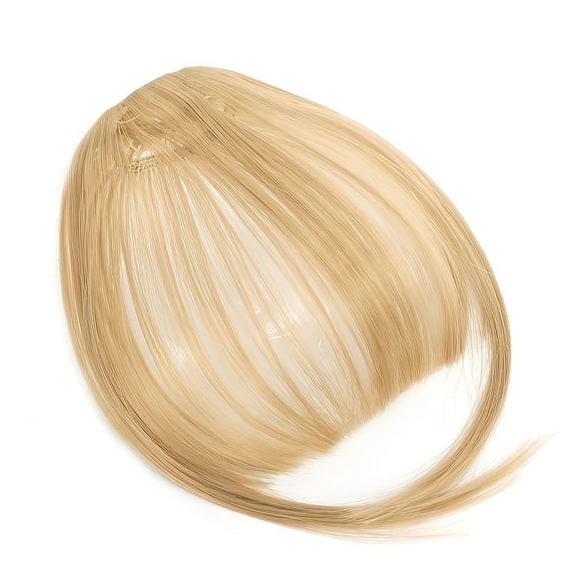 Women'S Straight Hair Bangs Clip-In Extensions, Basics Style, with Sideburns, for Easy to Wear and Natural Look