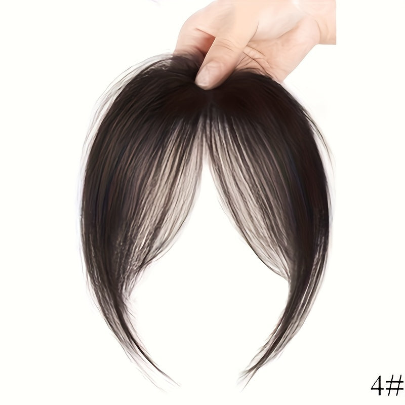 Women'S Bangs Wig - 8-Inch, Black Brown, Straight Hair with Volume, Perfect for Everyday Wear, Stylish Hair Accessory | Soft Hair Texture | High-Temperature Fiber