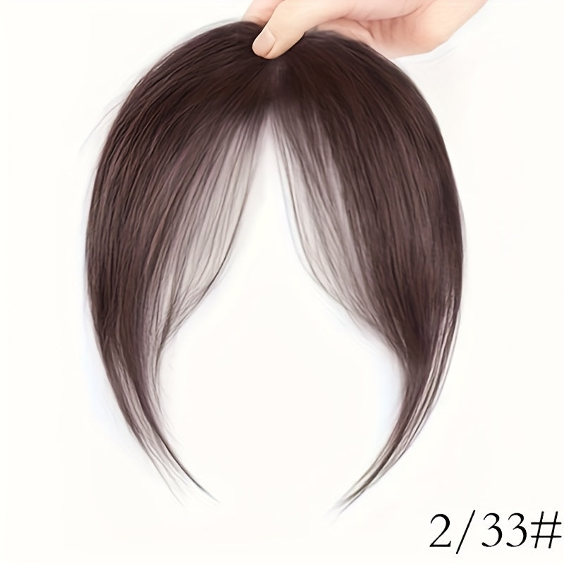 Women'S Bangs Wig - 8-Inch, Black Brown, Straight Hair with Volume, Perfect for Everyday Wear, Stylish Hair Accessory | Soft Hair Texture | High-Temperature Fiber