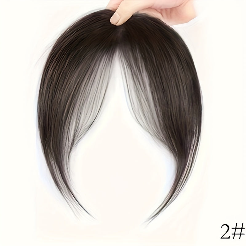Women'S Bangs Wig - 8-Inch, Black Brown, Straight Hair with Volume, Perfect for Everyday Wear, Stylish Hair Accessory | Soft Hair Texture | High-Temperature Fiber