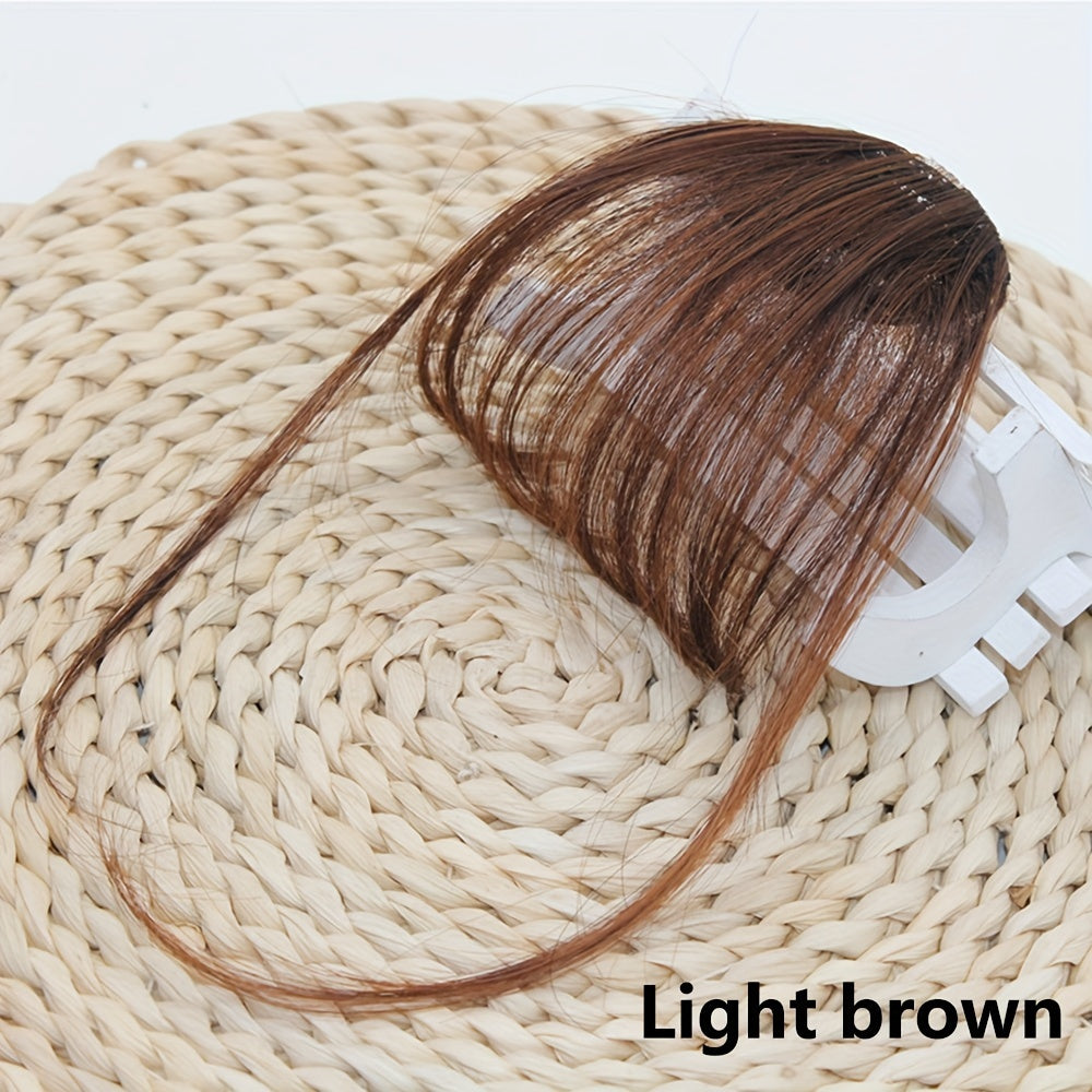 Hair Bangs With Sideburns Synthetic Clip In Hair Extensions Elegant Natural Looking For Daily Use Hair Accessories