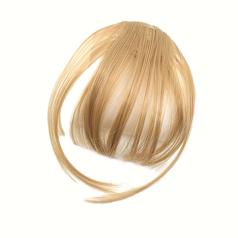 Women'S Straight Hair Bangs Clip-In Extensions, Basics Style, with Sideburns, for Easy to Wear and Natural Look