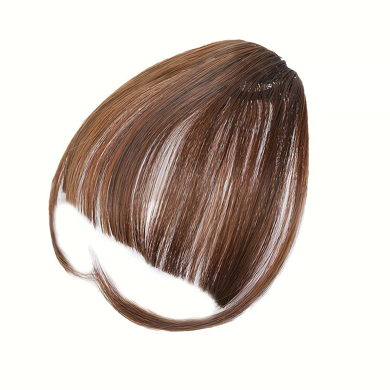 Women'S Straight Hair Bangs Clip-In Extensions, Basics Style, with Sideburns, for Easy to Wear and Natural Look