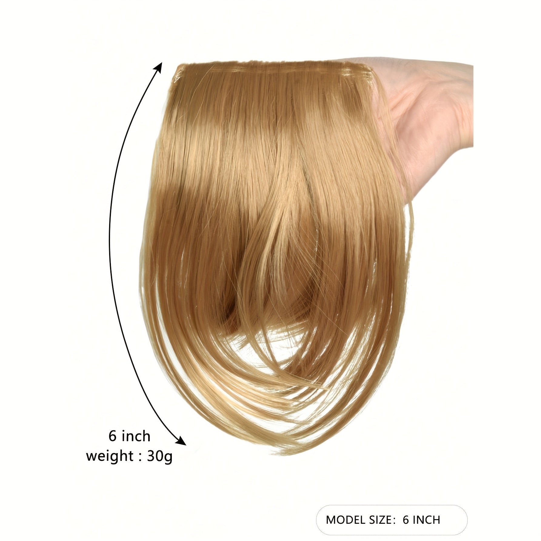25.4 cm Clip-On Bangs Wig for Women - Natural Black Kinky Curly Hair Extensions with Adjustable Hair Clips, Easy-to-Apply Daily Use Hairpiece for Everyday & Special Occasions, Versatile Hairpiece, Sleek Hairpiece, Secure Fit Hairpiece